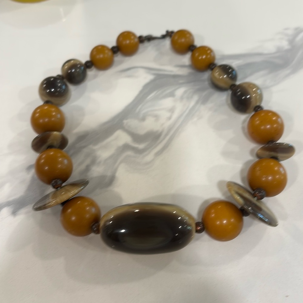 Vintage singed Hattie Carnegie statement necklace